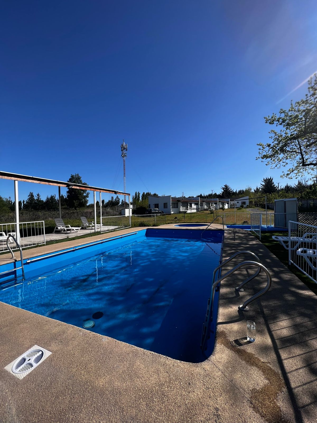 Vista lateral cabaña